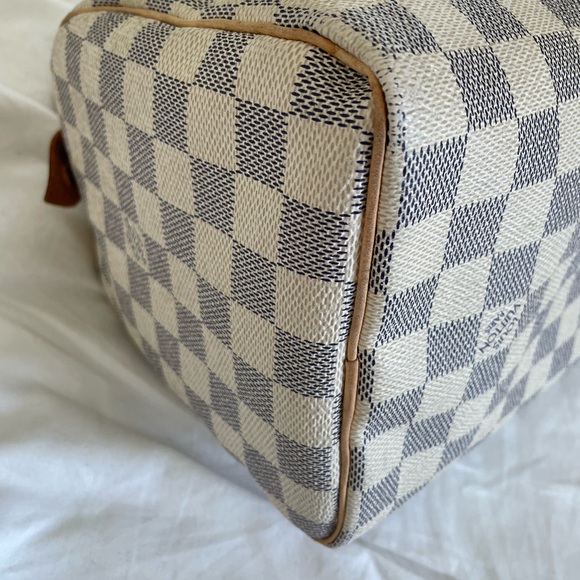 SALE!! ❤️ Authentic Louis Vuitton Speedy 25 damier azur LV - Picture 9 of 16